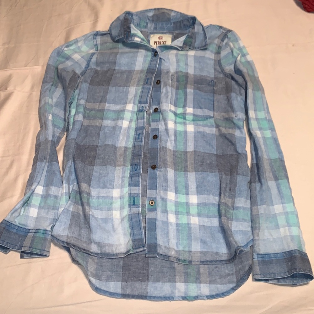 Blue Woman Flannel